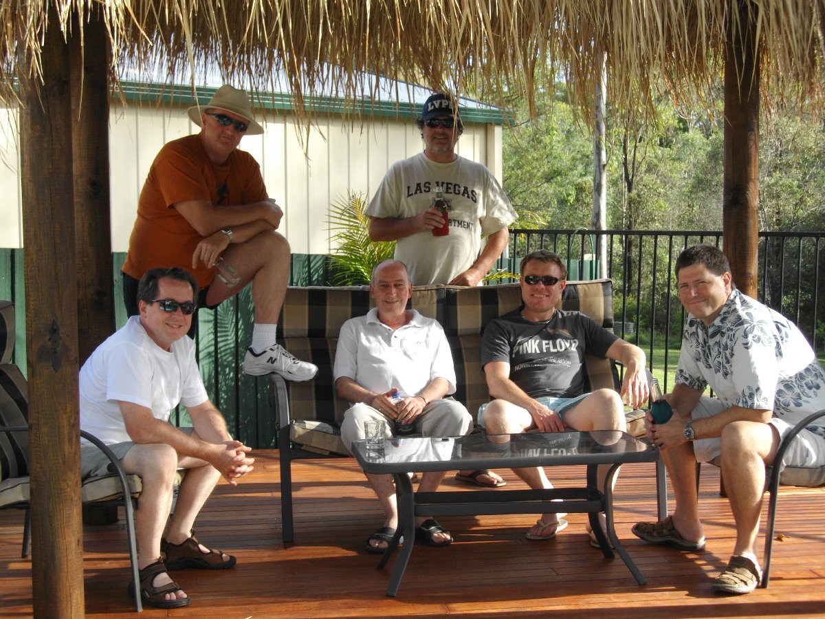 Old Mates Drinking Beer